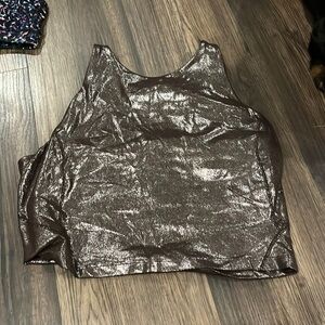Lululemon brown metallic align tank sz10